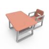 everleader newest kids plastic study table chair and desk sets